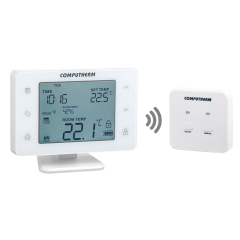 Q20RF - Programmable wireless digital room thermostat - Quantrax Ltd.